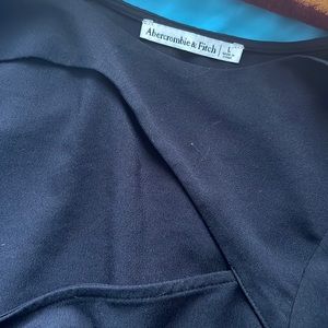 Black front cutout shirt